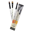 BRUSH SET RS255300008 - CHISEL EDGE SET 3PC -  ACRYLIC OIL AND WATERCOLOR SIMMONS RS255300008