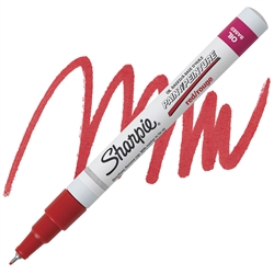 PAINT MARKER OIL SHARPIE EXTRA FINE RED SA35526