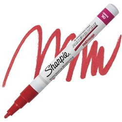 PAINT MARKER OIL SHARPIE FINE RED SA35535