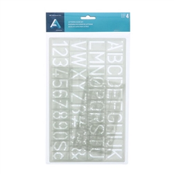 LETTERING GUIDE PACK 4PC AA27190