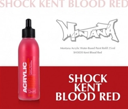 ACRYLIC MONTANA REFILL 25ML SHOCK KENT BLOOD RED MXA323584