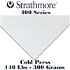 WATERCOLOR PAPER STRATHMORE 400 SERIES 140LB-300gr 22x30 inches COLD PRESS 473-1