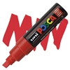 ACRYLIC MARKER POSCA PC-8K BROAD CHISEL RED PX148890000