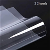 PVC SHEET CLEAR 8.5x11inches 0.015 inches THICK 2 PACK KS1308