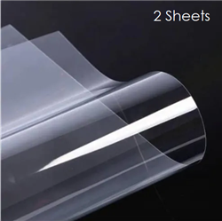 PLASTIC SHEET 8.5x11INCHES 0.030 inches THICK 2 PACK  KS1310