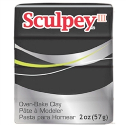 SCULPEY III CLAY BLACK 2OZ SY042