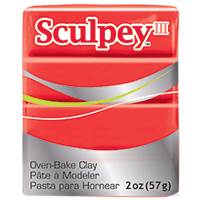 SCULPEY III CLAY RED HOT 2OZ SY583