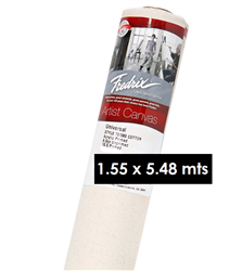CANVAS ROLL UNIVERSAL 61 INCHES X 6 YARDS FREDRIX COTTON DUCK PRIMED FX1072