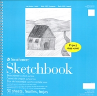 SKETCH PAD 12x12 INCHES 30 SHEETS STRATHMORE P27-110-1