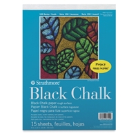 BLACK CHALK PAD 9 X 12 15SH  27-150
