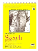 SKETCH PAD STRATHMORE 9x12inches 100 sheets 50LB STRATHMORE 350-9