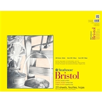 BRISTOL PAD STRATHMORE 19x24 inches 20 sheets 100LB 342-19