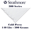 WATERCOLOR PAPER STRATHMORE 300 SERIES 140LB-300gr 22x30 inches COLD PRESS 373-10