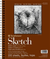 SKETCH PAD STRATHMORE 9x12 inches 50 sheets 60LB SPIRAL 455-9