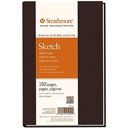 HARDBOUND SKETCH BOOK STRATHMORE 5.5x8.5 inches 96 sheets 60LB 297-9-DISC
