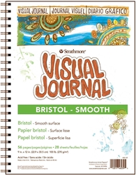 VISUAL JOURNAL - BRISTOL SMOOTH - 9x12 inches 100 LBS 28 SHEETS SM460-39