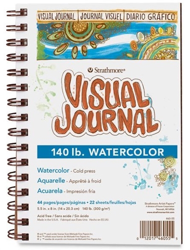Strathmore 300 Series 140 lb Watercolor Paper Pad 11 x 15 Wire Bound (12  Sheets)
