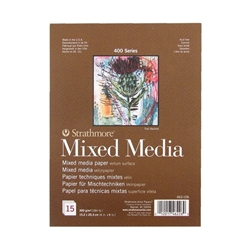MIXED MEDIA PAD 6X8 15SH 140lb  462-106