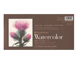 Strathmore 440-3 400 Series Watercolor Pad, Cold Press, 12x18 Wire Bound, 12 Sheets