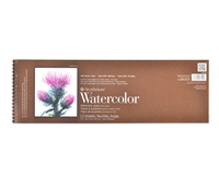 WATERCOLOR PAD STRATHMORE 6x18.5 INCH 12 SHEETS 140LB-300gr SPIRAL 440-18