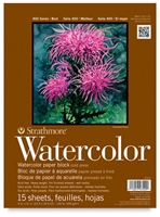 WATERCOLOR BLOCK 11x15 inches 15 Sheets 140LB-300gr Strathmore 472-11