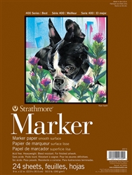 MARKER PAD - STRATHMORE 400 SERIES 9X12 24 SHEETS SM497-9