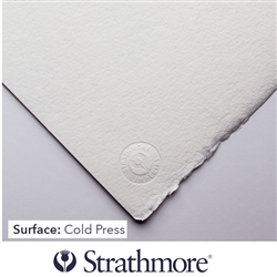 WATERCOLOR PAPER STRATHMORE IMPERIAL 500 SERIES 140LB-300gr 22x30 inches COLD PRESS-COTTON 140-2