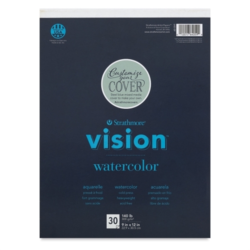 WATERCOLOR PAD VISION 9X12 INCH 640-59