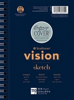 SKETCH PAD VISION 5.5 x 8.5 inches 110 sheets 50LB STRATHMORE 657-55