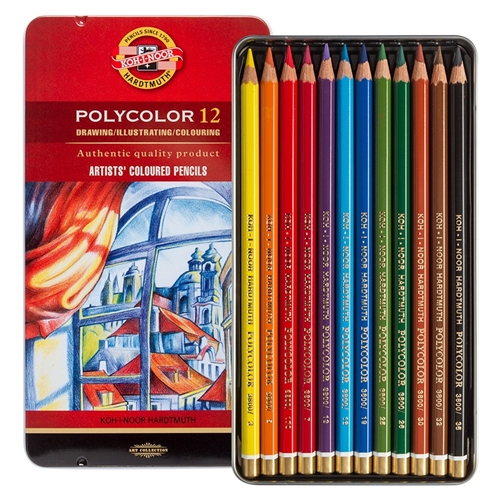 Faber Castell Polychromos Colored Pencils Set Of 12 - Office Depot