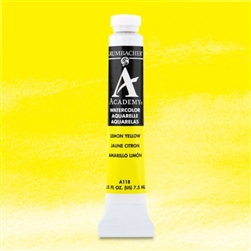 GRUMBACHER ACADEMY WATERCOLOR LEMON YELLOW A118