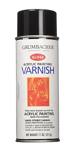 Grumbacher Gloss Medium & Varnish, 8 oz.