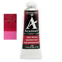 GRUMBACHER ACADEMY OIL THALO RED ROSE 37ML T208