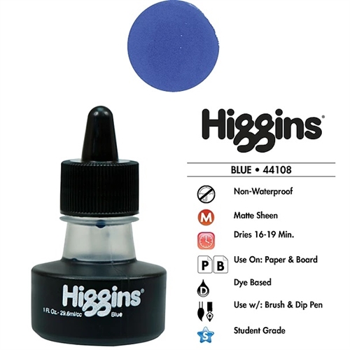 Drawing Ink Higgins/Blue (44108)