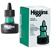 INK HIGGINS NON- WATERPROOF DYE BASED GREEN 1OZ 44110