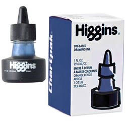 INK HIGGINS NON- WATERPROOF DYE BASED INDIGO 1OZ 44117