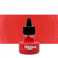 INK HIGGINS WATERPROOF PIGMENTED RED 1oz 44645