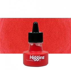 INK HIGGINS WATERPROOF PIGMENTED RED 1oz 44645