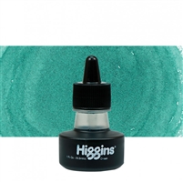 INK HIGGINS WATERPROOF PIGMENTED GREEN 1oz 44695