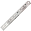 RULER STAINLESS STEEL 15cm (6-inch) HARDENED 0161
