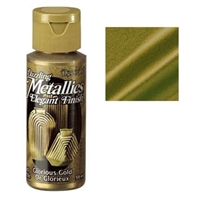 ACRYLIC AMERICANA 2 onz- 59 ml METALLIC GLORIOUS GOLD DA071