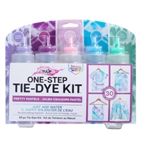 Tie-Dye Kit One-Step - 5-Color Pretty Pastels Kit - Lavender, Lilac, Blush, Sky Blue & Mint - TL44463