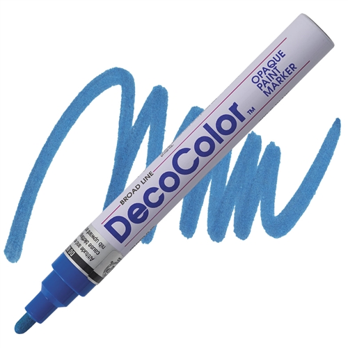 Decoart Glass Paint Marker 1mm True Blue
