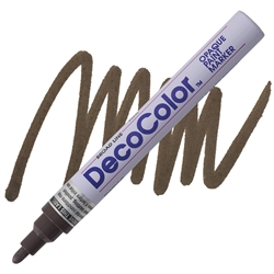 PAINT MARKER DECOCOLOR OIL BROAD DARK BROWN UC300S-18-DISC