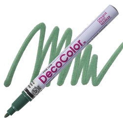 PAINT MARKER DECOCOLOR OIL BROAD PINE GREEN UC300S-72-DISC