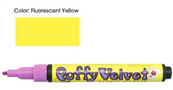 FABRIC MARKER PUFFY FL YELLOW 1022-S 102757-DISC