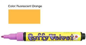 FABRIC MARKER PUFFY FL ORANGE 1022-S 102771-DISC