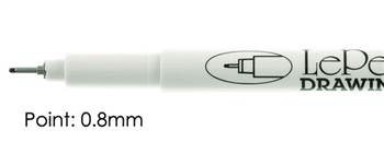 LEPEN RAPIDOGRAPH 0.8 BLACK- 4100-S 4100S08