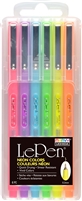 MARKER SET LEPEN FINE LINE - NEON SET/6 - 4300-6F 430006F