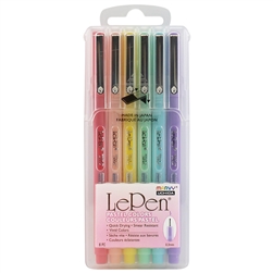 Uchida Le Pens Multicolor Set - 36 Colors Complete Set - Le Pen Pens for  Journaling - Smudge Proof Fine Pens for Writing, Drawing - 0.3 Fine Line